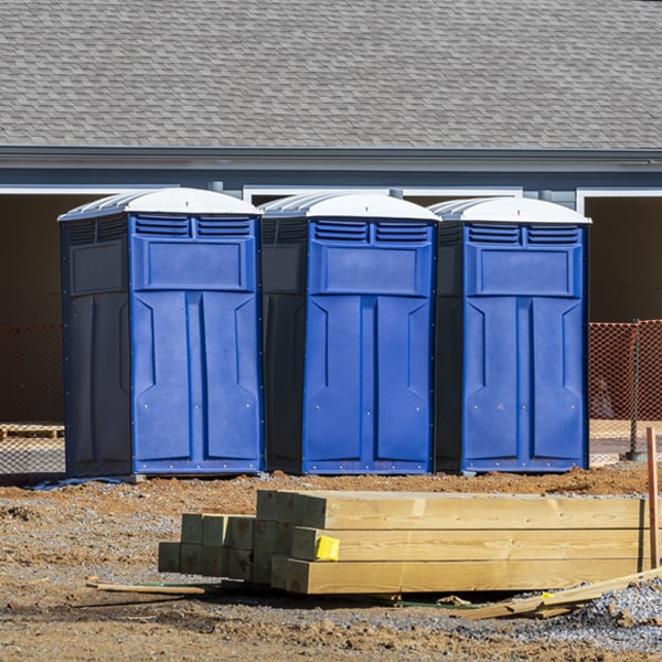 what is the maximum capacity for a single portable toilet in Kayak Point WA